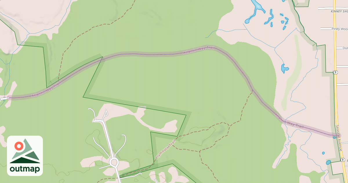 Map of Atlantic Way Trail