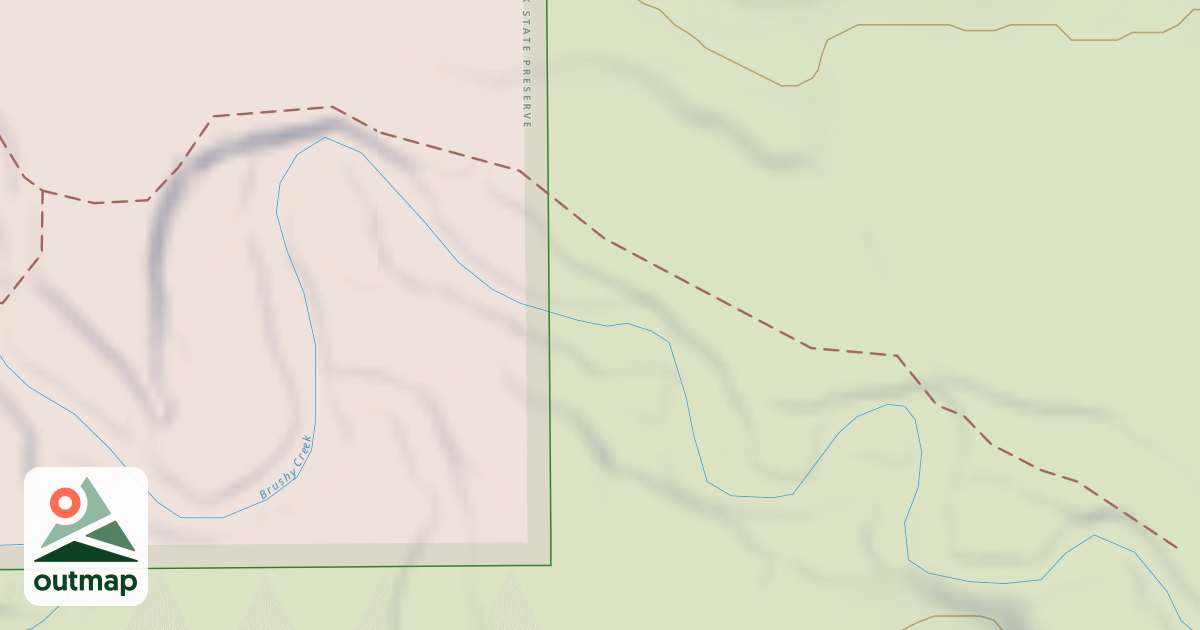 Map of Big Rock Trail