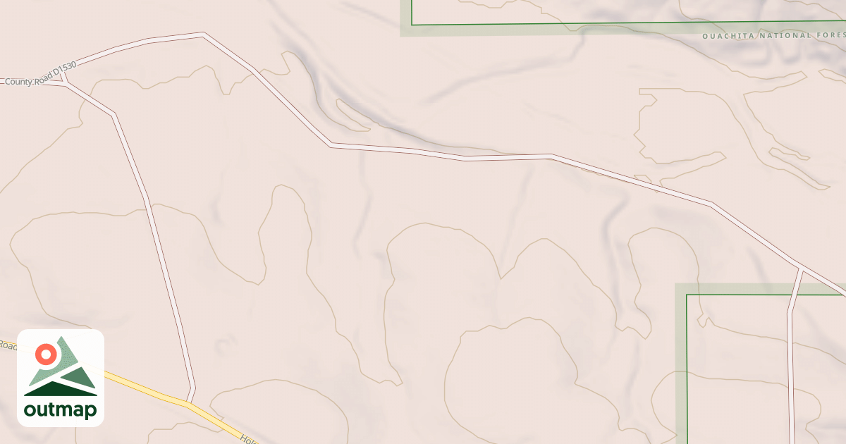 Map of POST MOUNTAIN