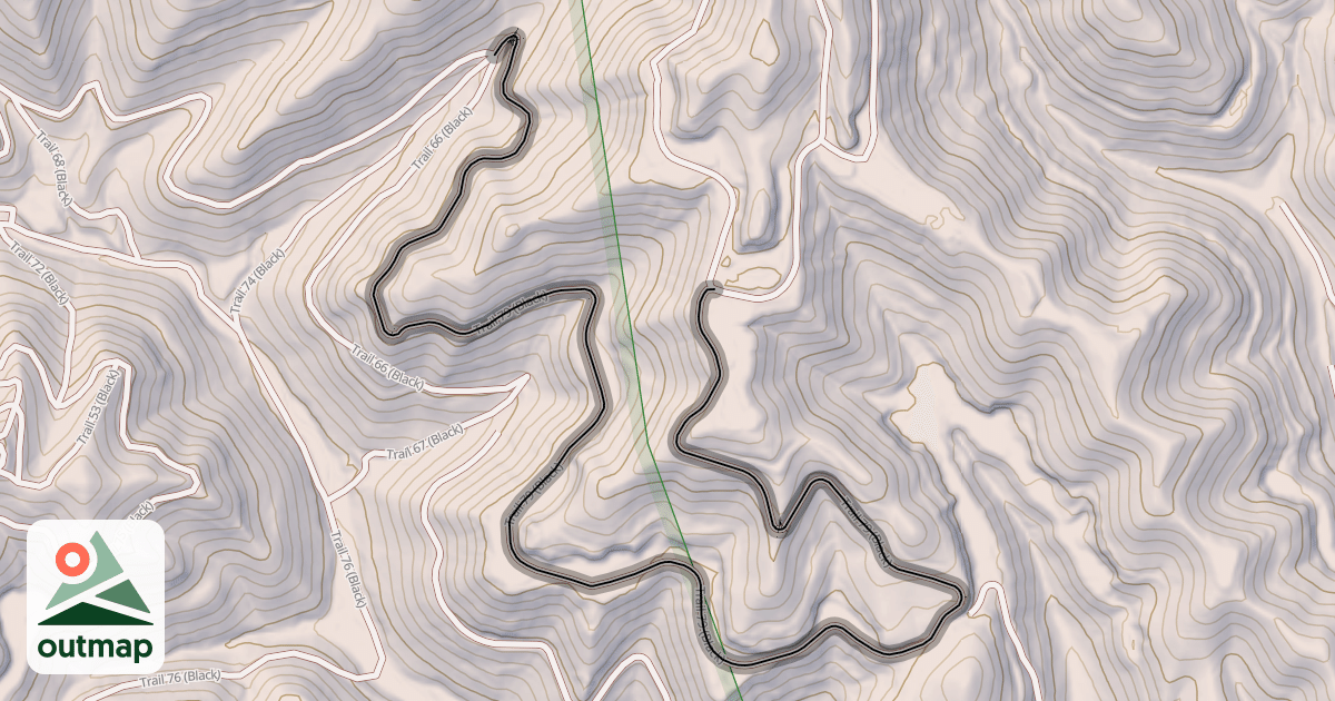 Map of Trail 79 (Black)