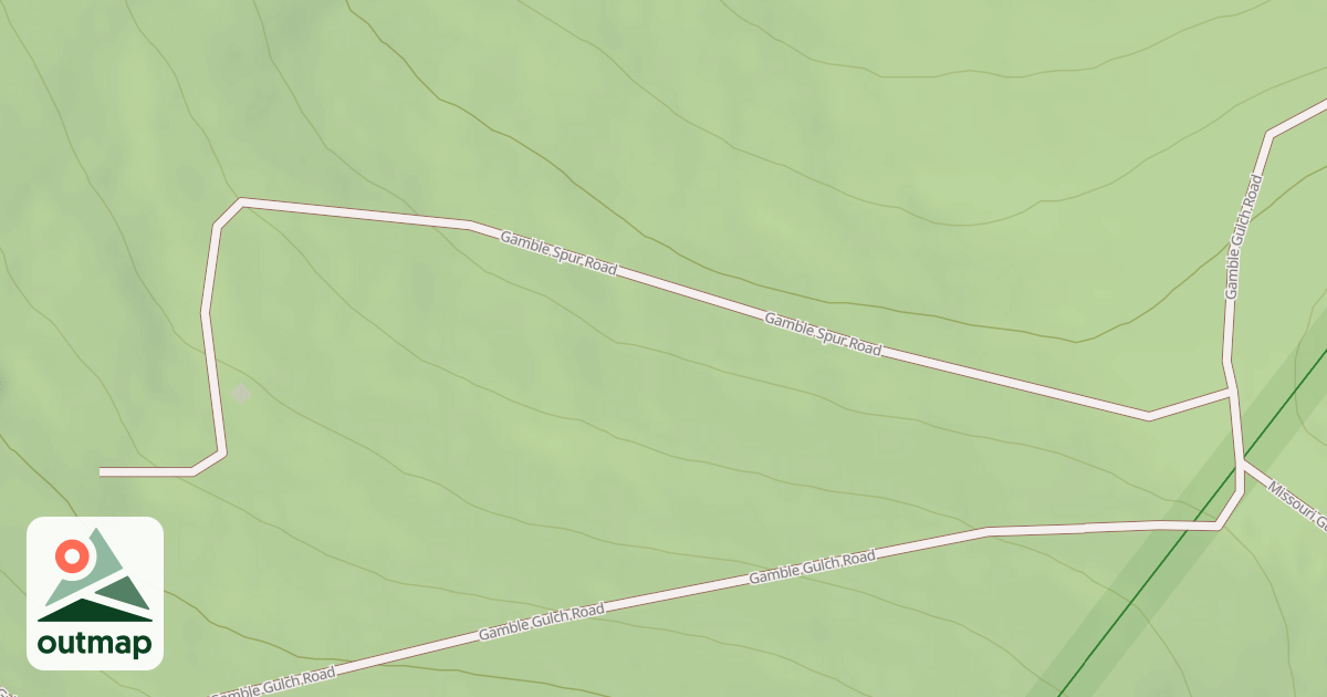 Map of GAMBLE SPUR