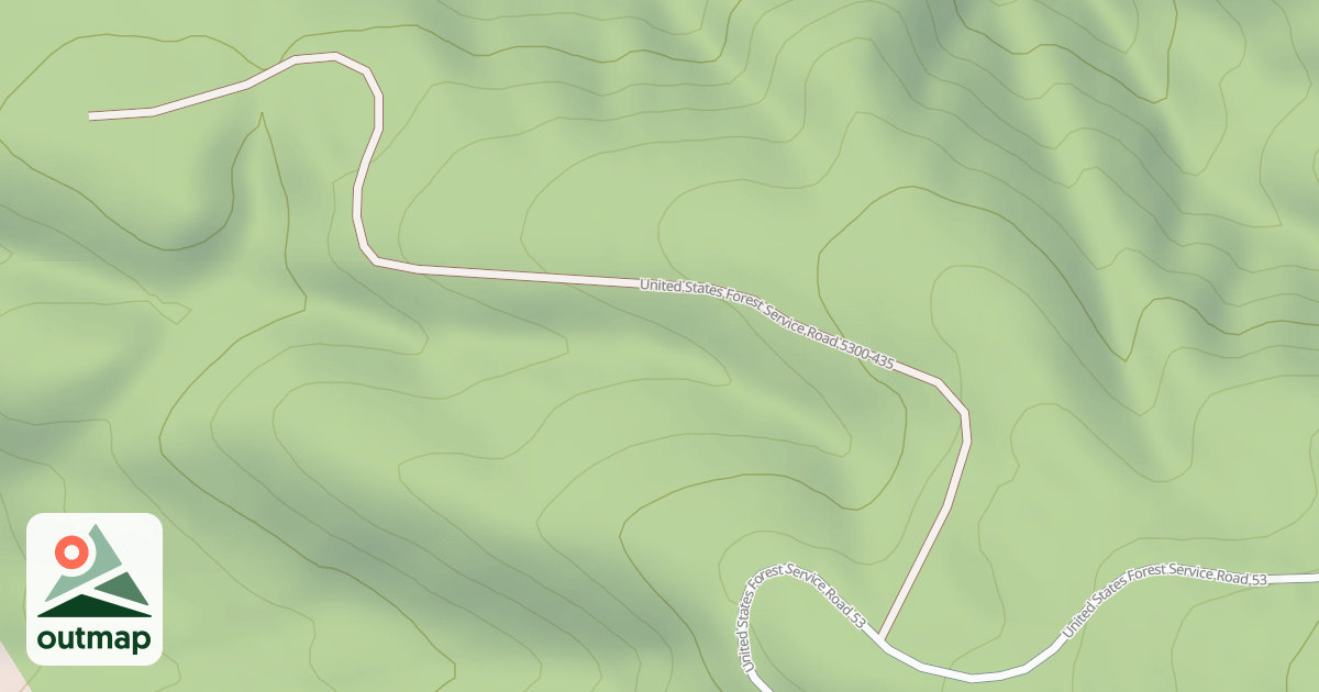 Map of USFS National Forest System Roads {3872854D-D901-4F1B-8521-A29BFCC96814}