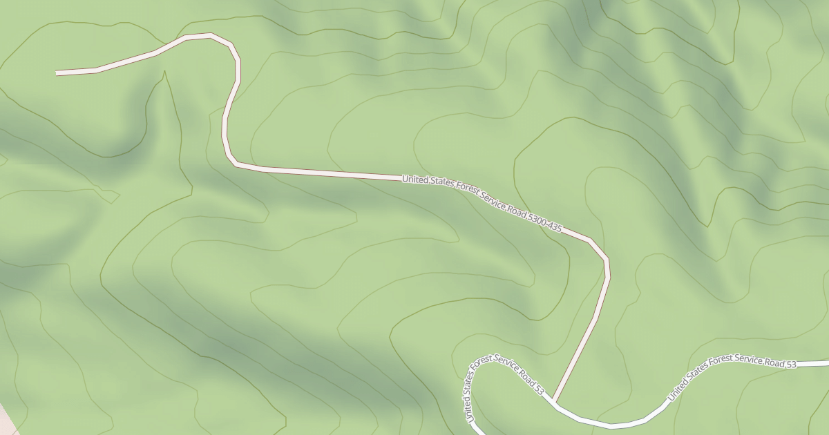 Map preview of USFS National Forest System Roads {3872854D-D901-4F1B-8521-A29BFCC96814}