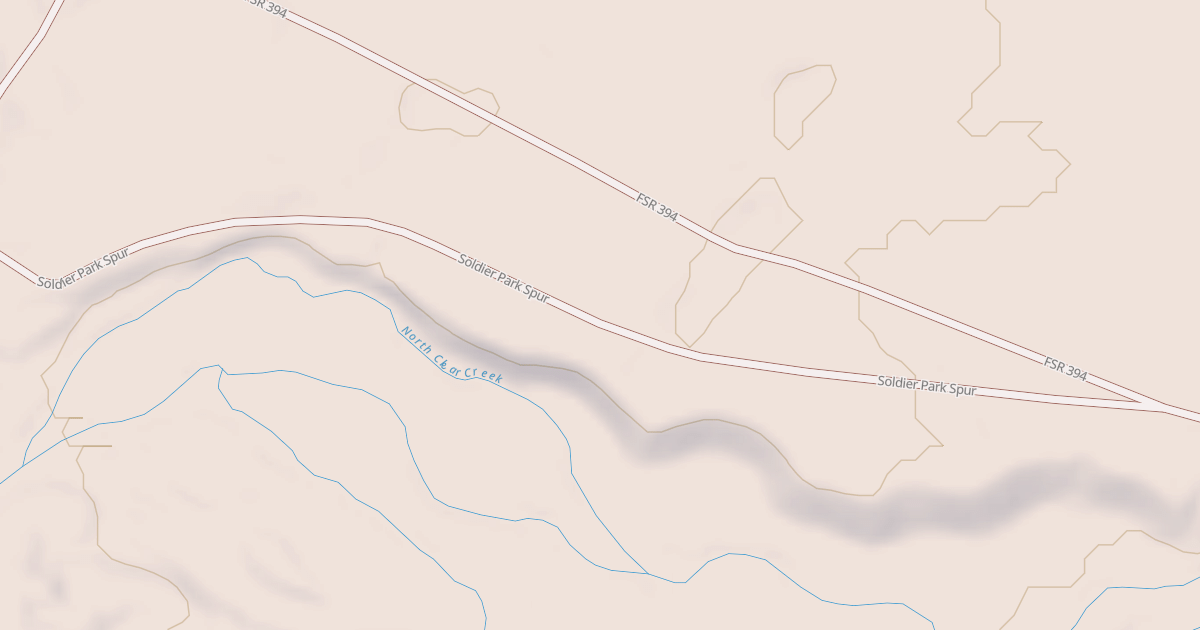 Map preview of SOLDIER PARK SPUR