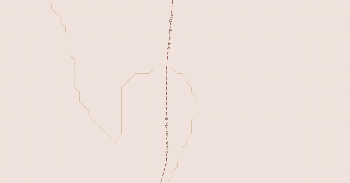 Map preview of Copper Lake Trail