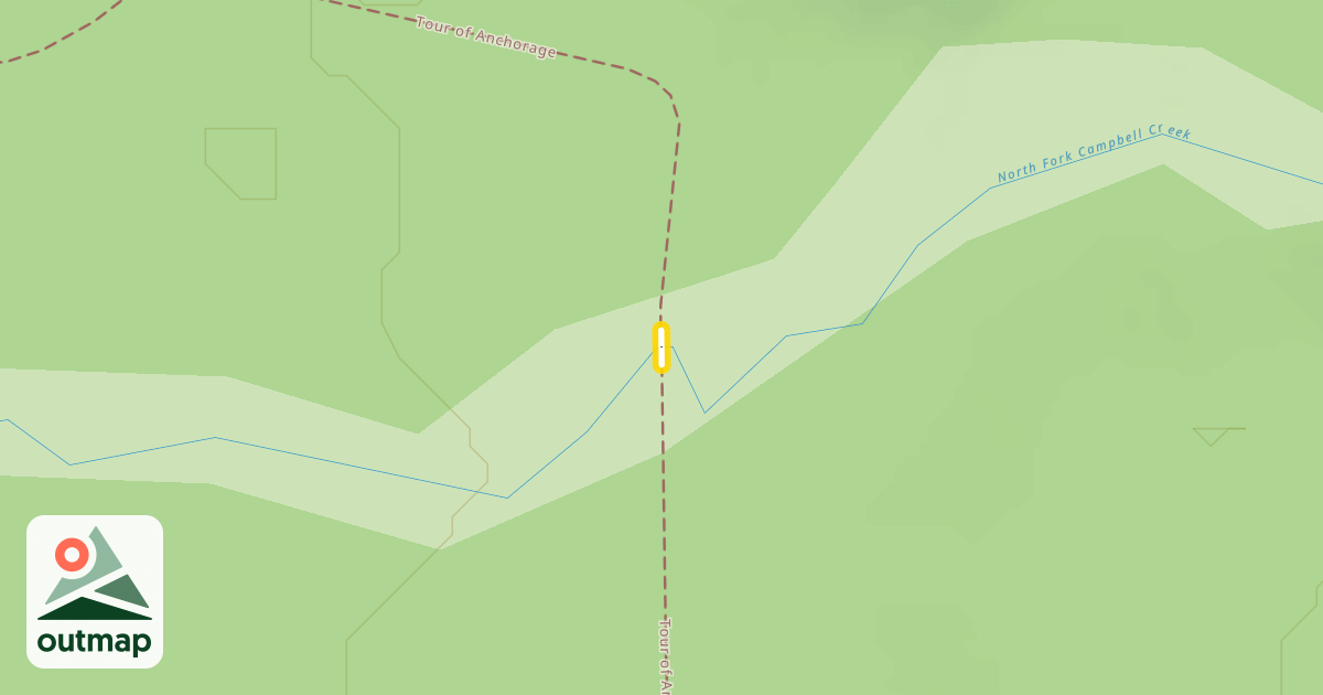 Map of Tour of Anchorage