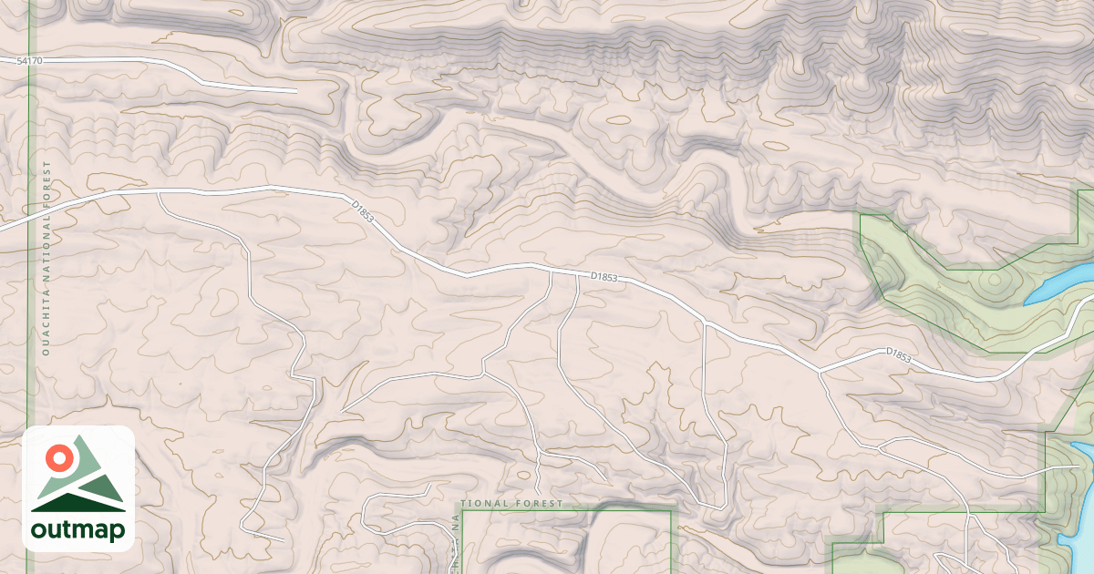 Map of USFS National Forest System Roads {8556FFBC-3572-4AFB-A374-D0D2CA96FE26}