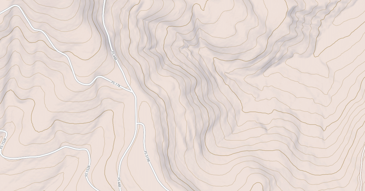 Map preview of USFS National Forest System Roads {574317D6-82A8-45A0-BB56-5E5F864EEADF}