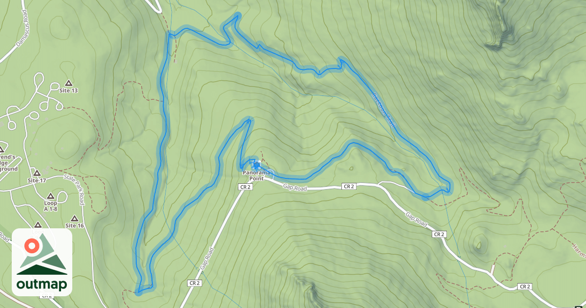 Map of Raccoon Trail