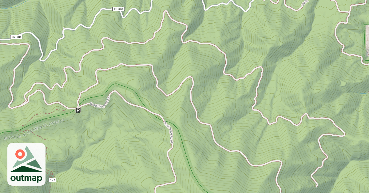 Map of BEAD LAKE DIVIDE A