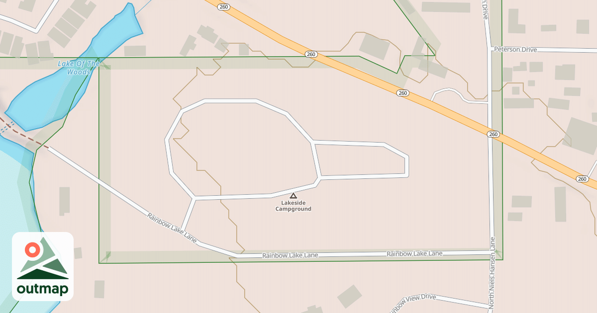 Map of LAKESIDE CG