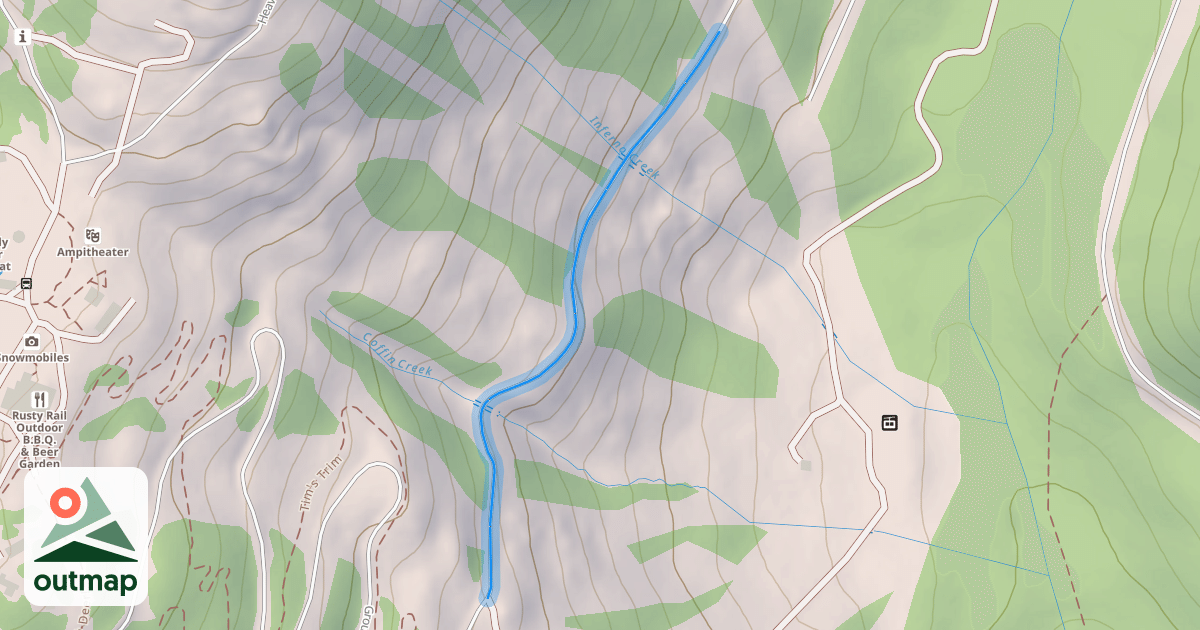 Map of Grouse Mountain Highway