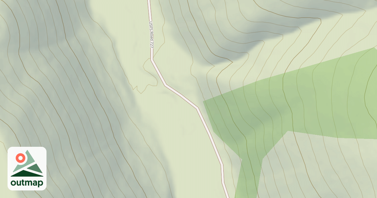 Map of (FDR) REIMEL CREEK