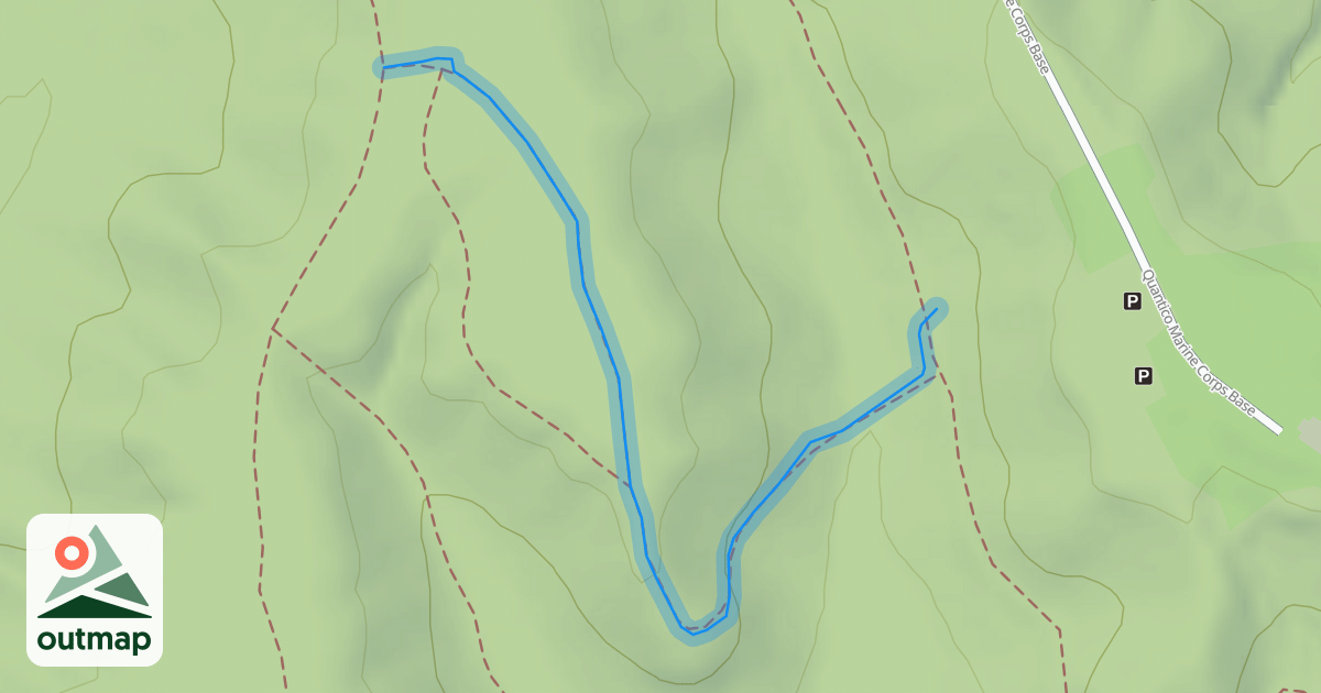 Map of Little Pine in Prince William