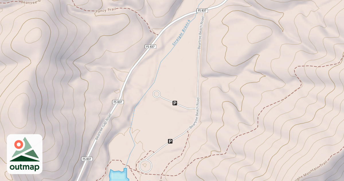 Map of BEAR TREE BEACH in Washington