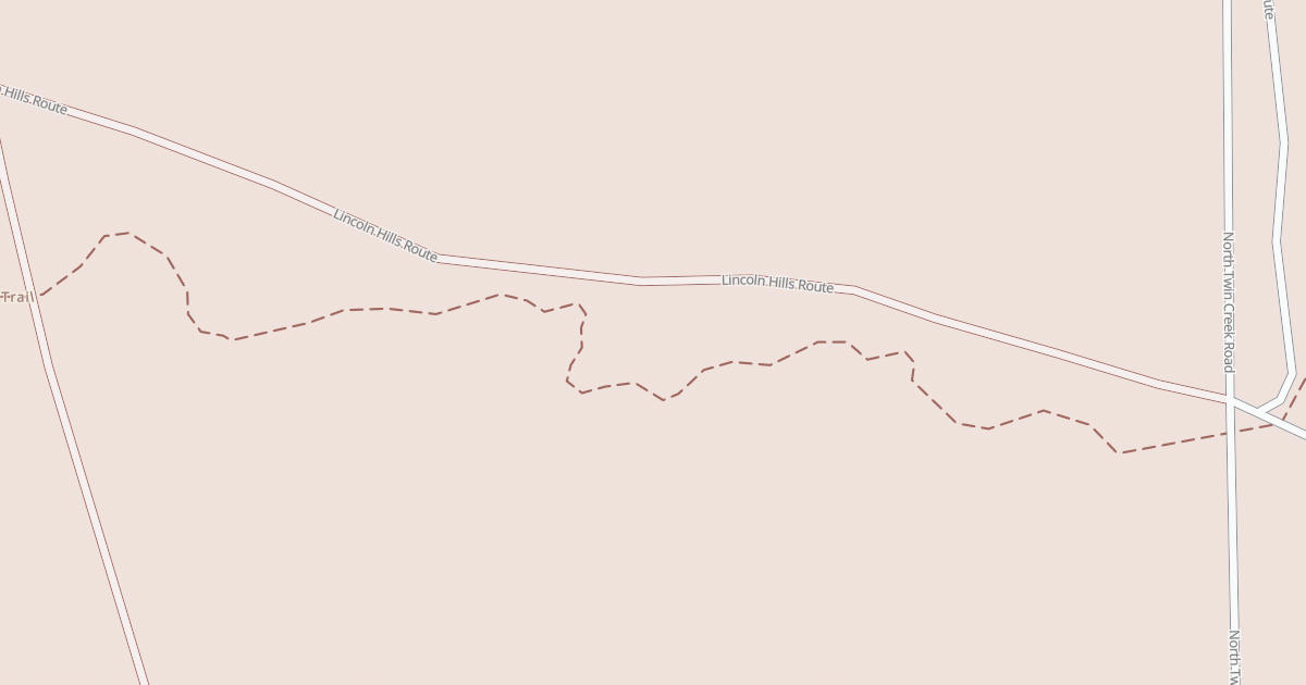 Map preview of Lincoln Hills Motorcycle Trail