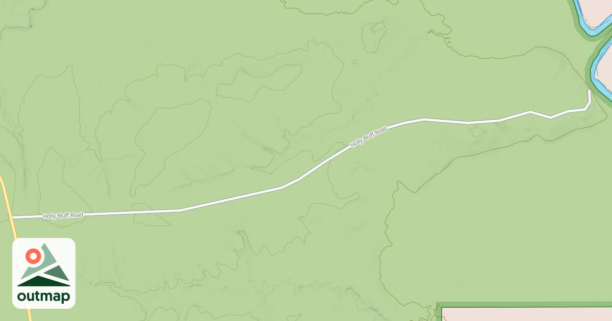 Map of HOLLY BLUFF