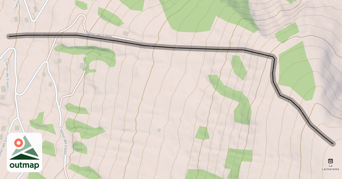 Map of La Lécherette Noire