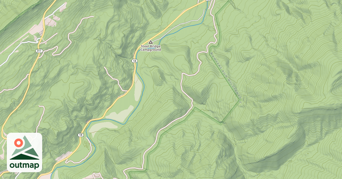 Map of BUNCH in Craig