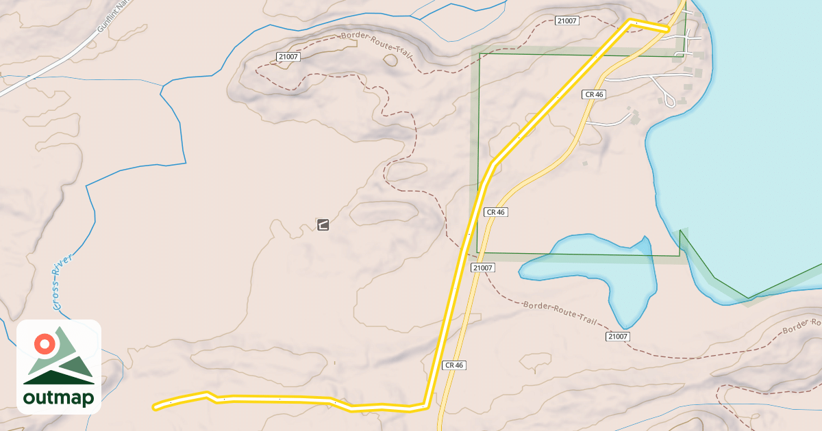 Map of Lower Line Trail