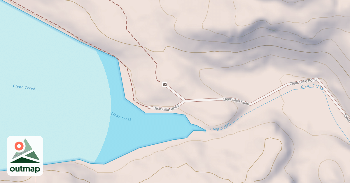 Map of CLEAR LAKE A