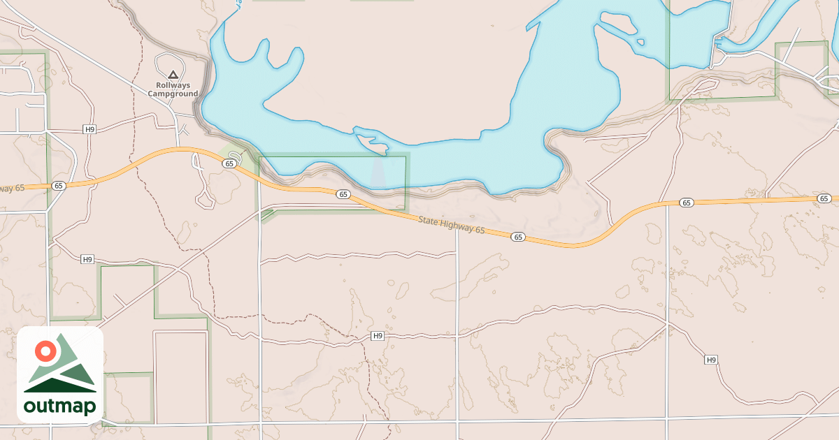 Map of Huron Orv, Smt/huron Orv Trail