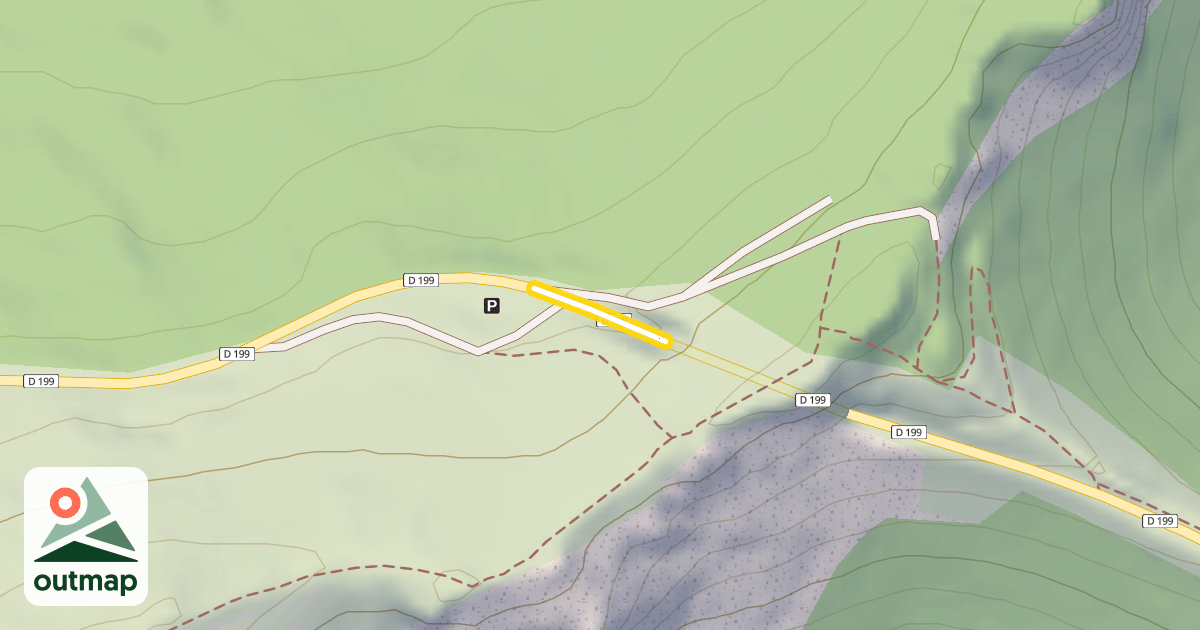 Map of Route du Col de la Bataille