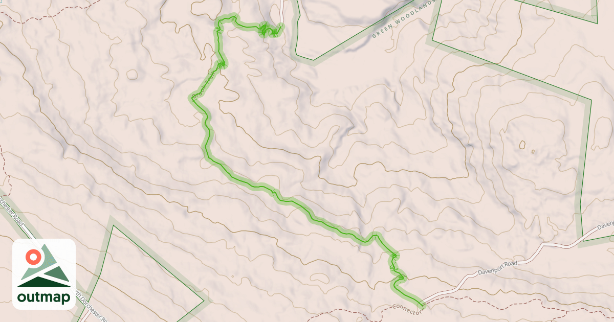 Map of Brook Trail