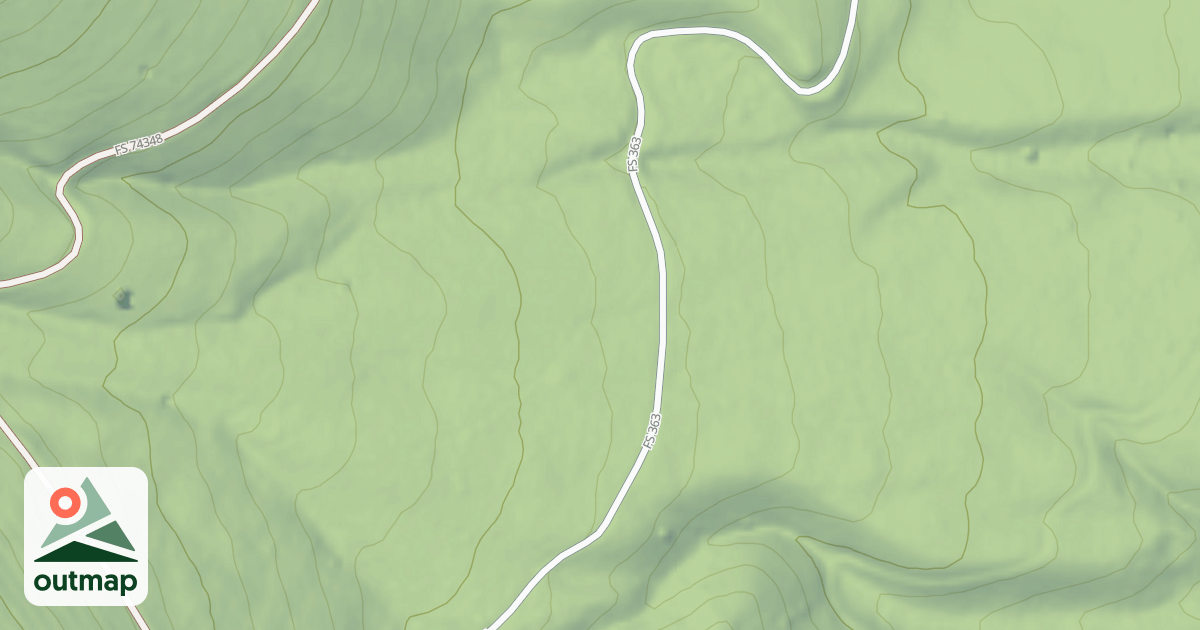 Map of (FDR) PIERCE CREEK