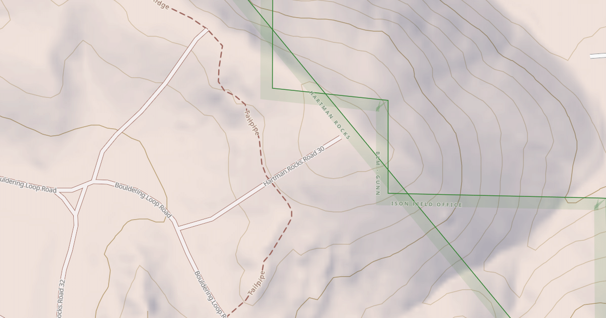 Map preview of BLM National GTLF Public Motorized Roads 6206650d-5d74-4f47-92d5-523c95e40771