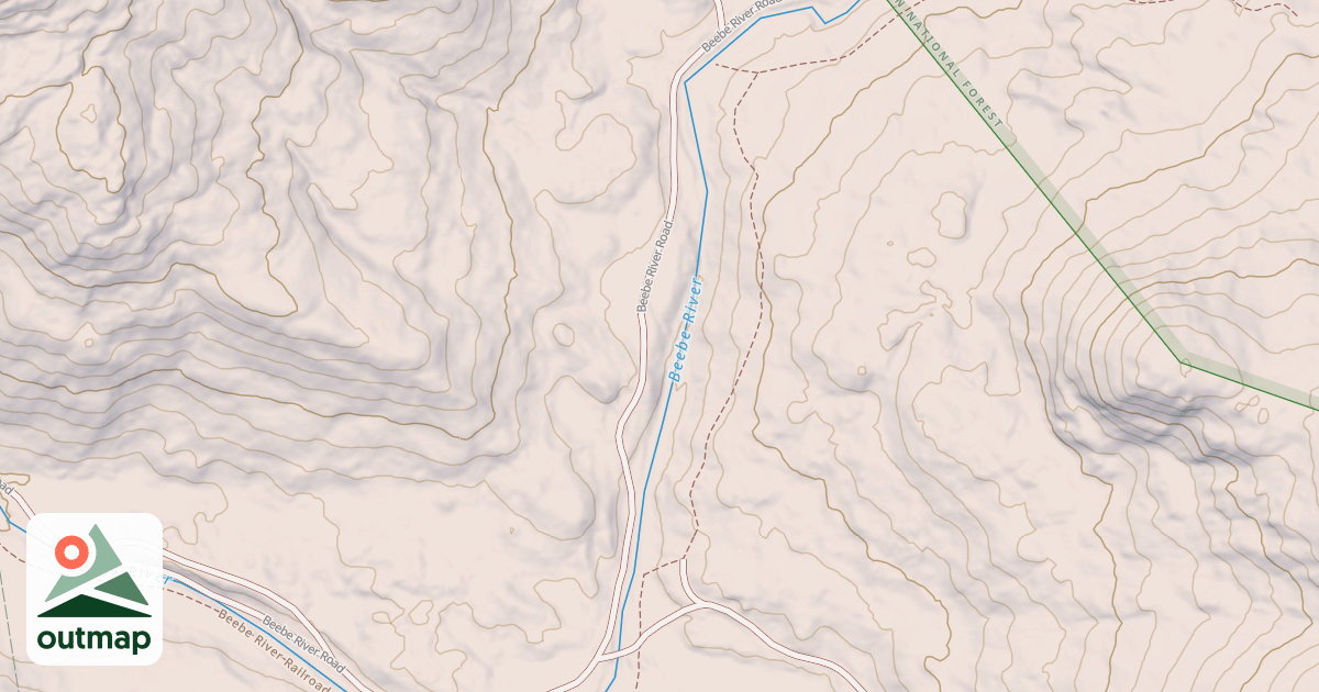 Map of Algonquin Rd