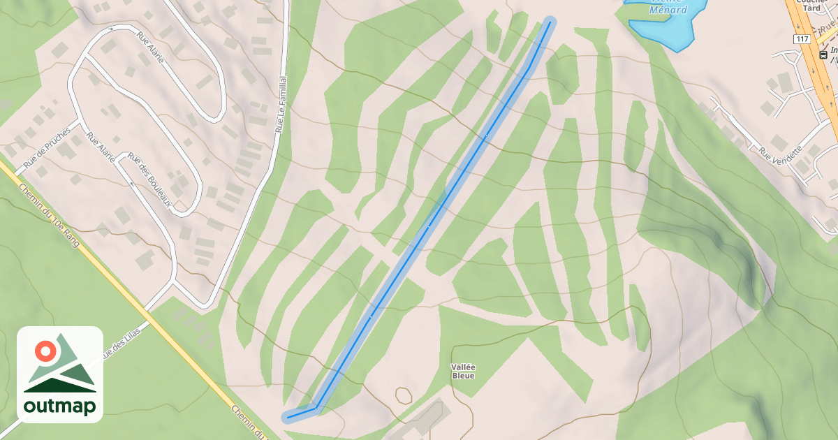 Map of 9. Vallée Bleue