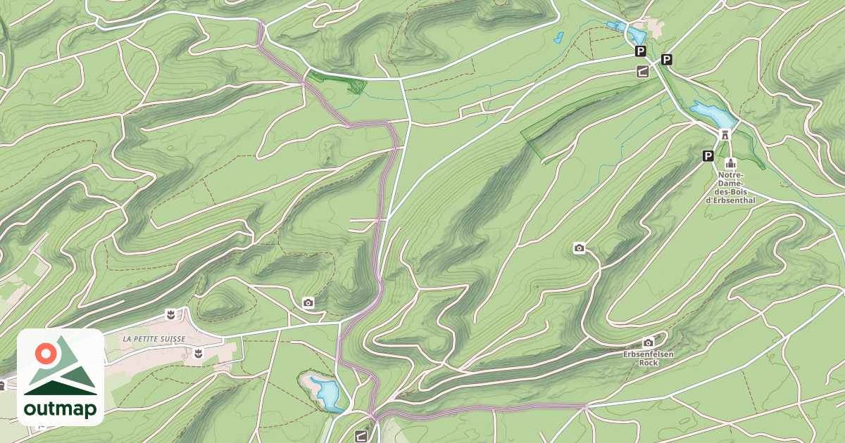 Map of Chemin Piste à Chars