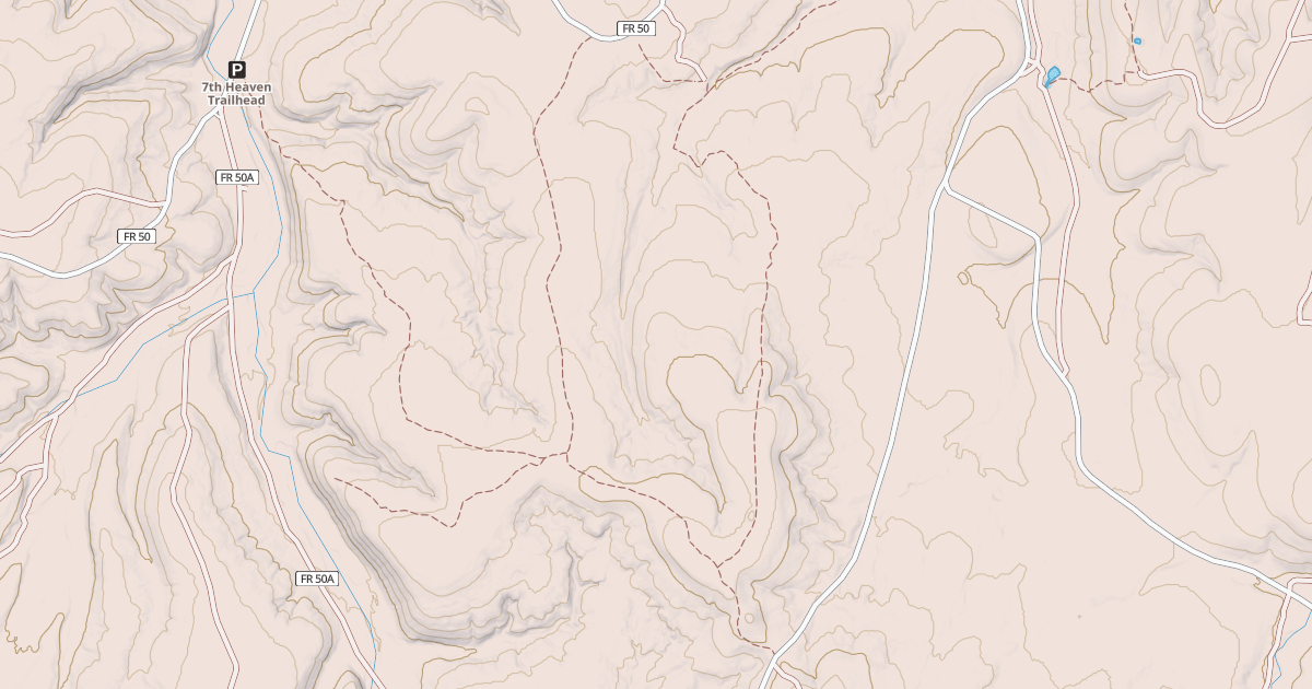 Map preview of USFS National Forest System Roads {4C7AA4BA-2F96-4CCD-A05B-EE5AB1BF1BA7}