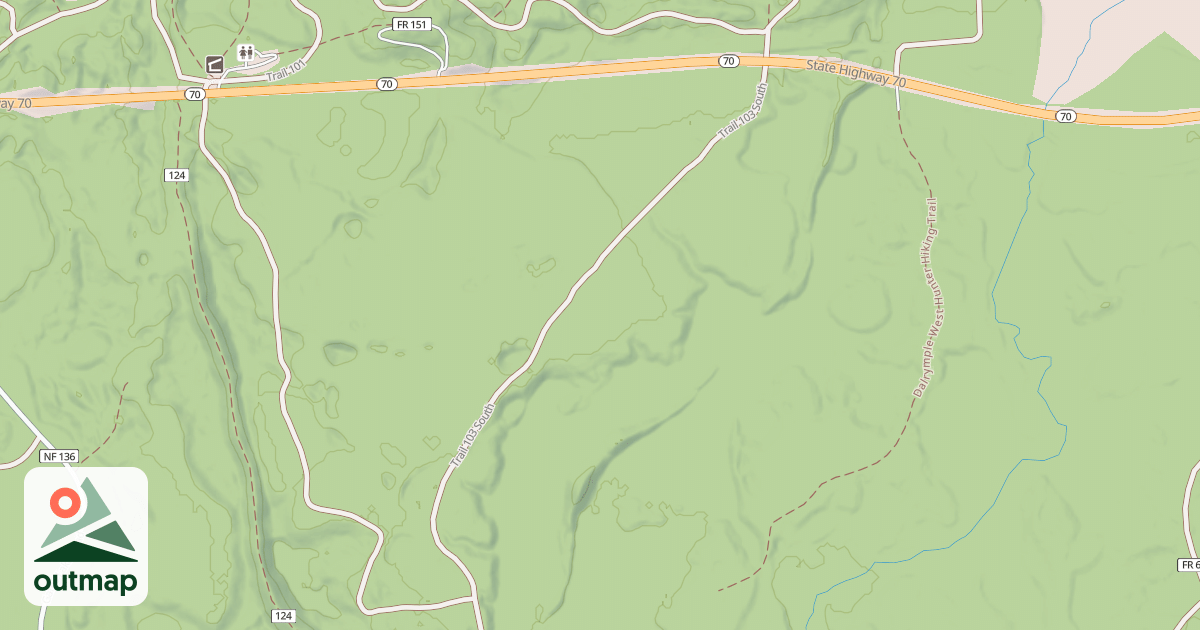 Map of FLAMBEAU ATV 103 SOUTH