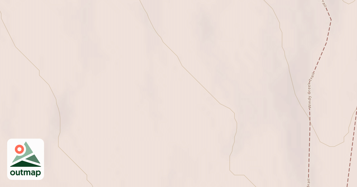 Map of Windy Creek Subsistence Ohv Trail