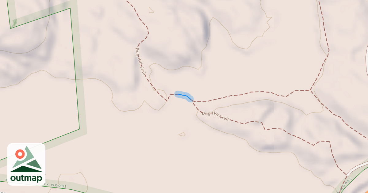 Map of Dug Hill Trail