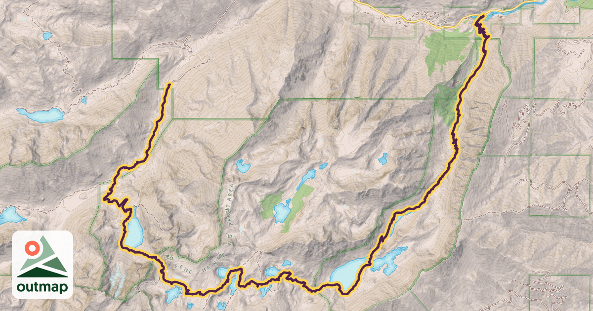 Map of Enchantments Traverse