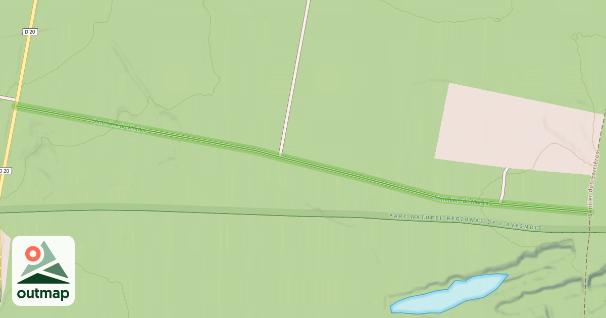 Map of Sommière du Marais