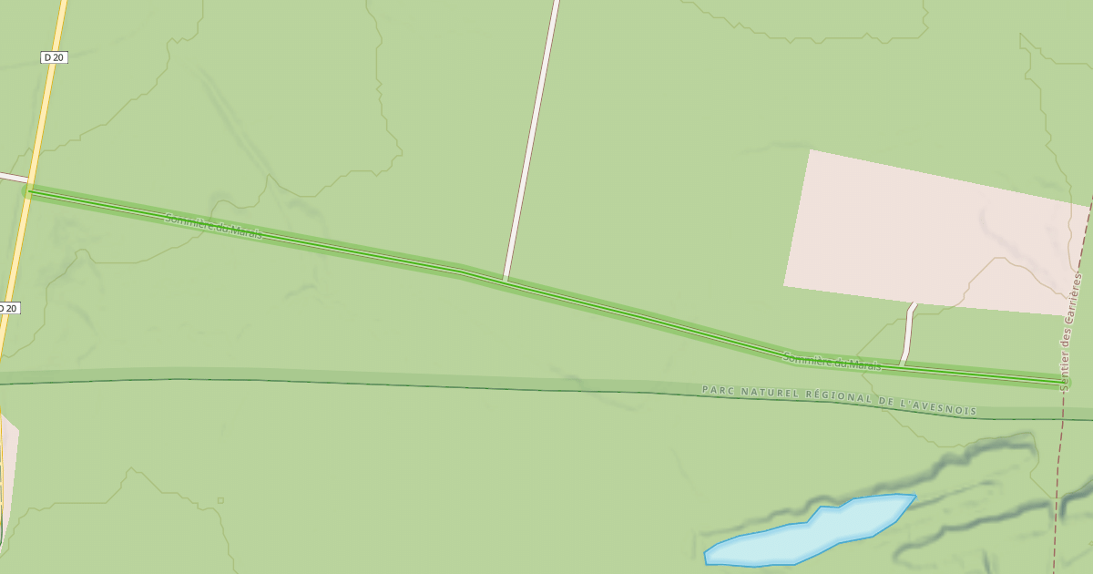 Map preview of Sommière du Marais