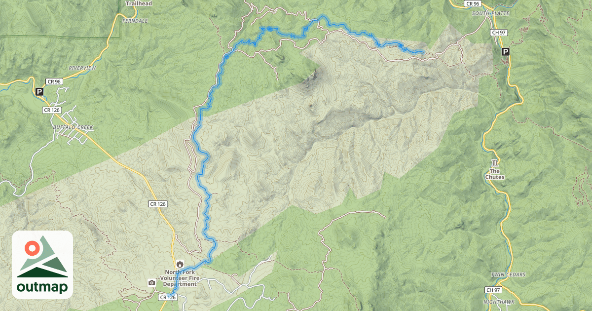 Map of Colorado Trail (Segment 2)