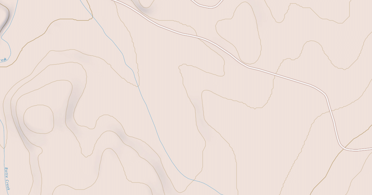 Map preview of BUTTE CR SPUR 1