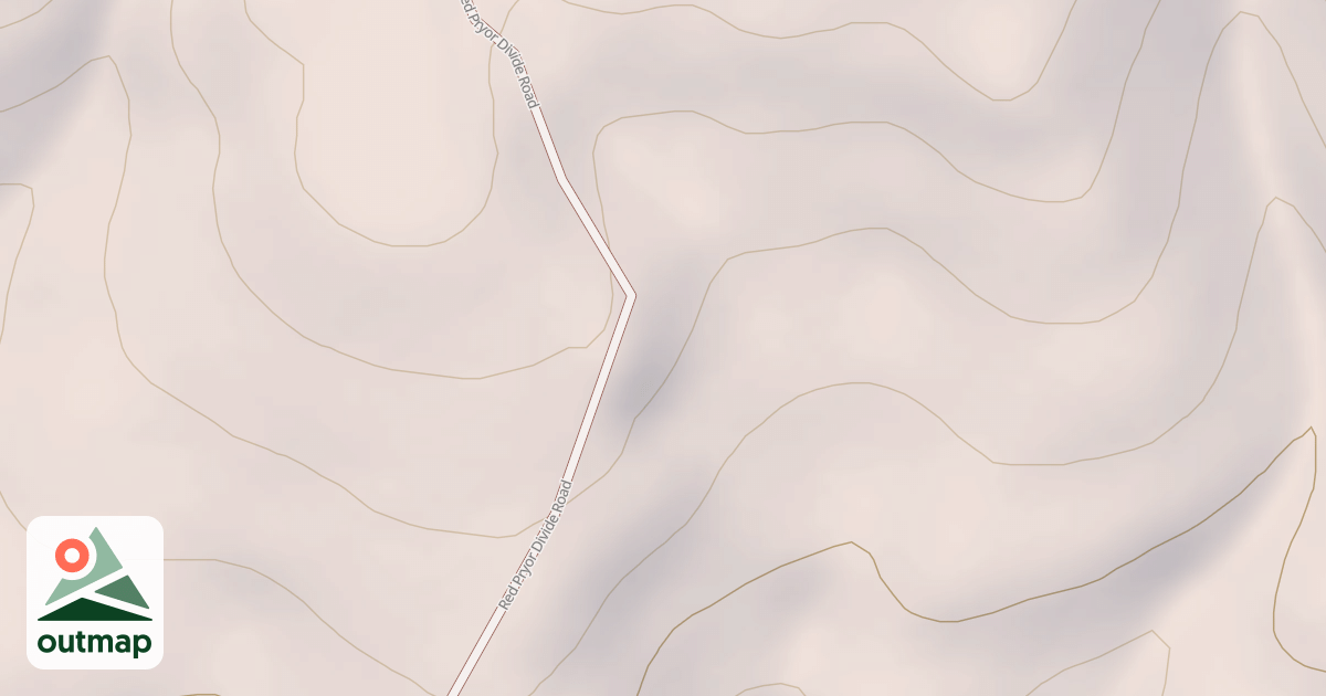 Map of Dandy Mine Road