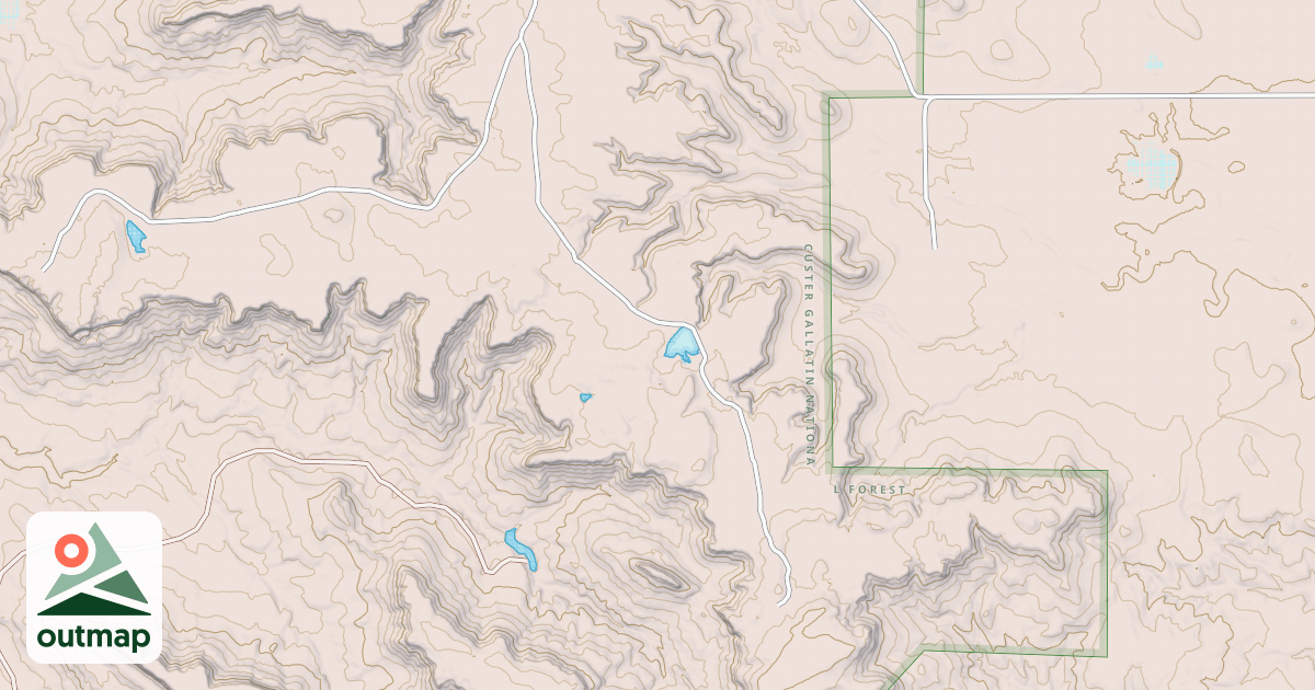 Map of COBBLE STONE