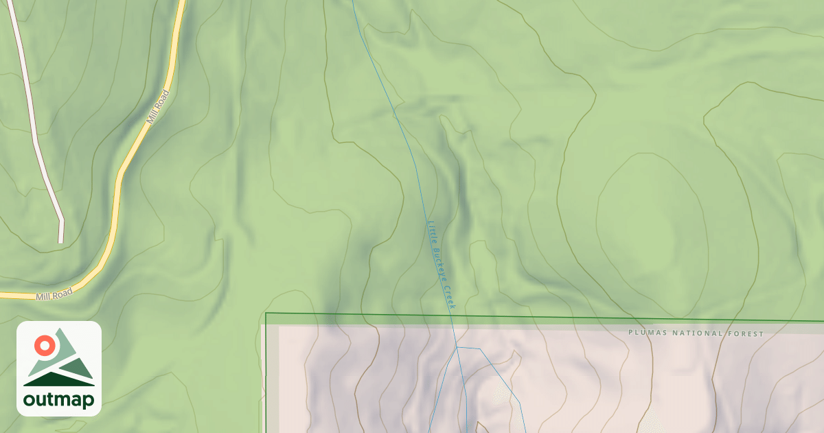 Map of LITTLE BUCKEYE CREEK
