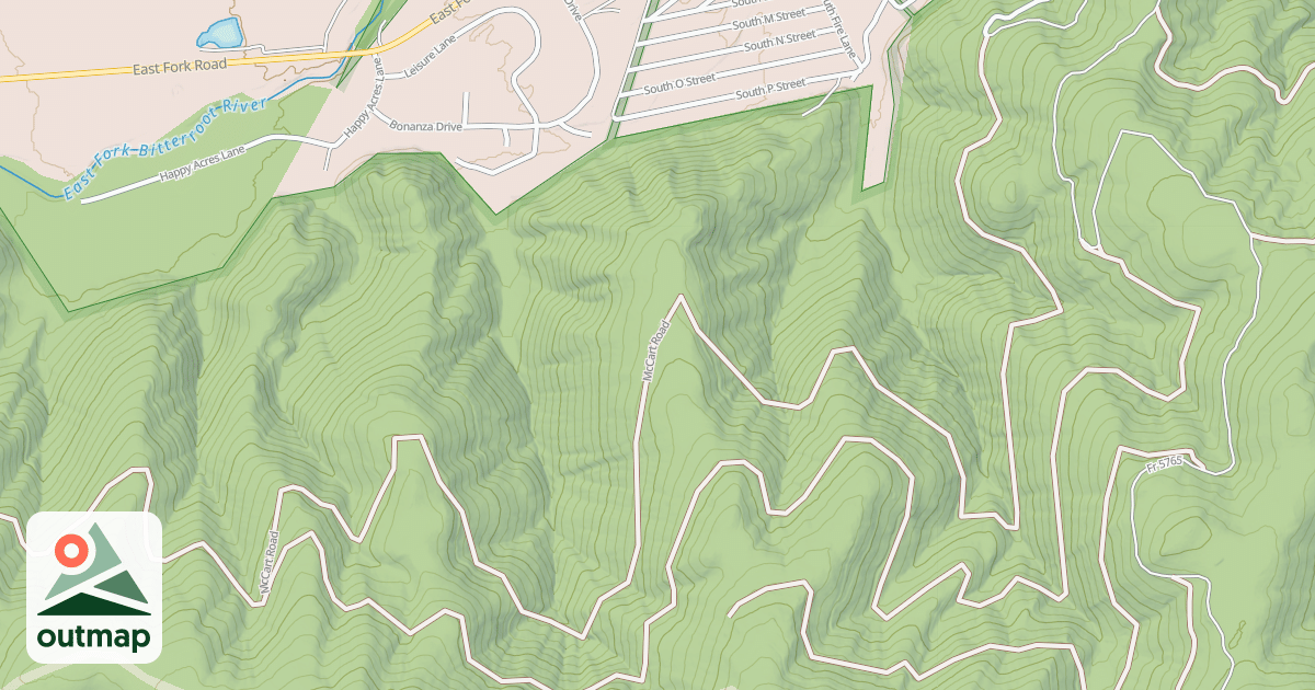 Map of (FDR) ECHO GULCH
