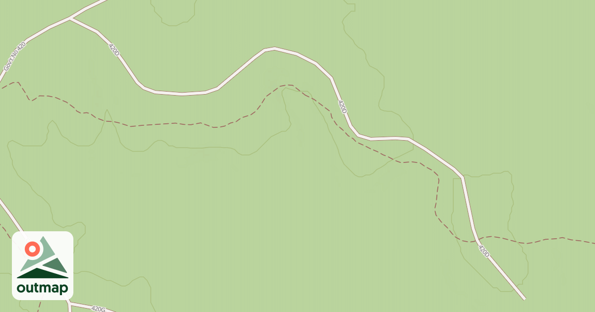 Map of USFS Motor Vehicle Use Map Roads {88C96F76-2839-40B0-9CA0-06D1B505C19F}