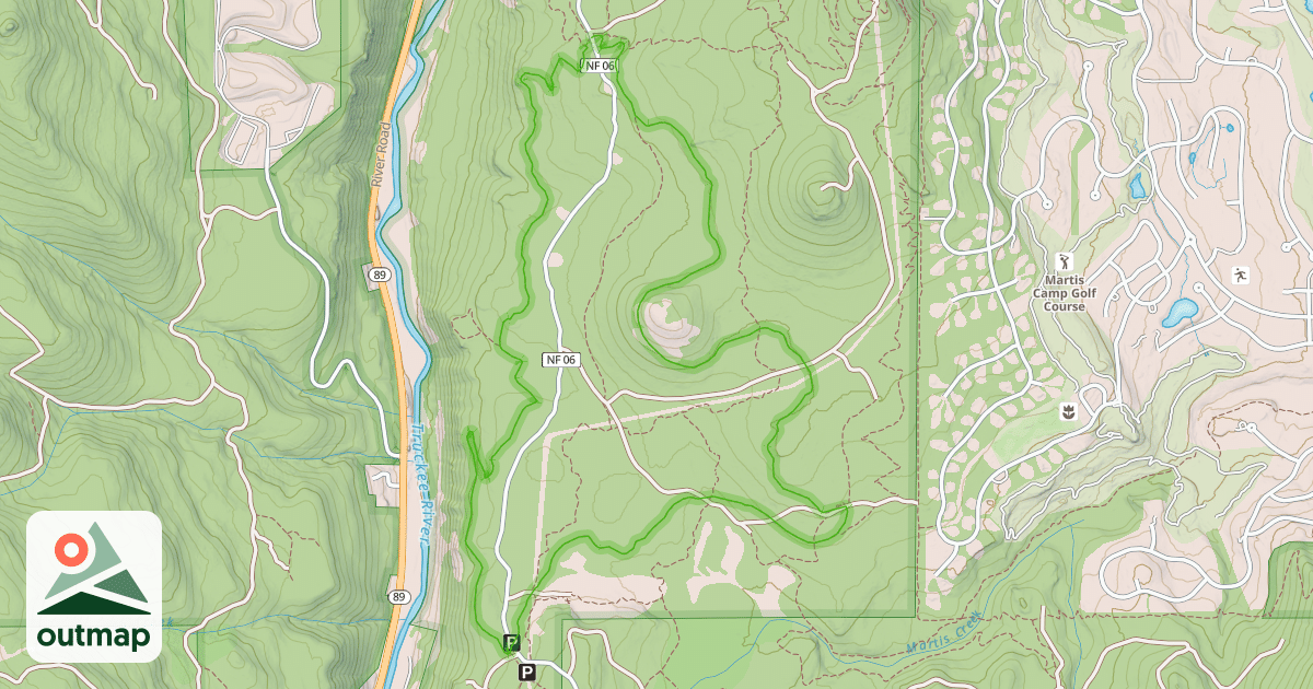 Map of Sawtooth Trail