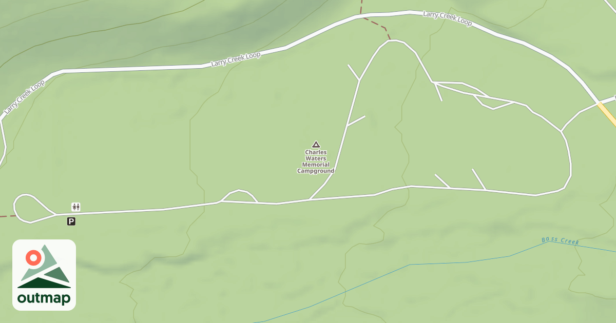 Map of (FDR) CHAS. WAT. MEM CAMP GRD