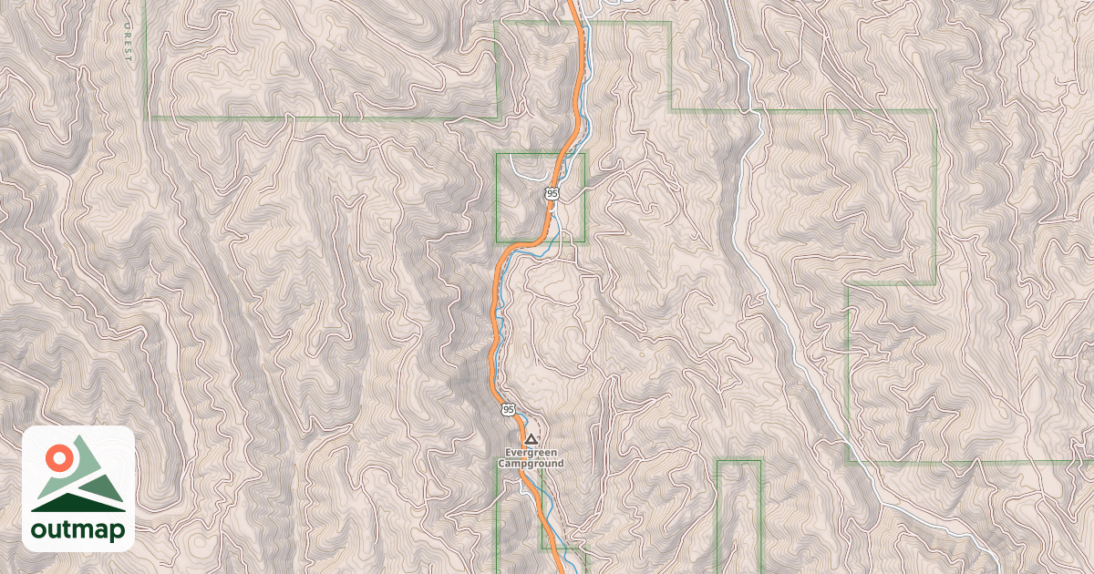 Map of GAYLORD CREEK